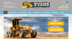 Desktop Screenshot of evansgrader.com